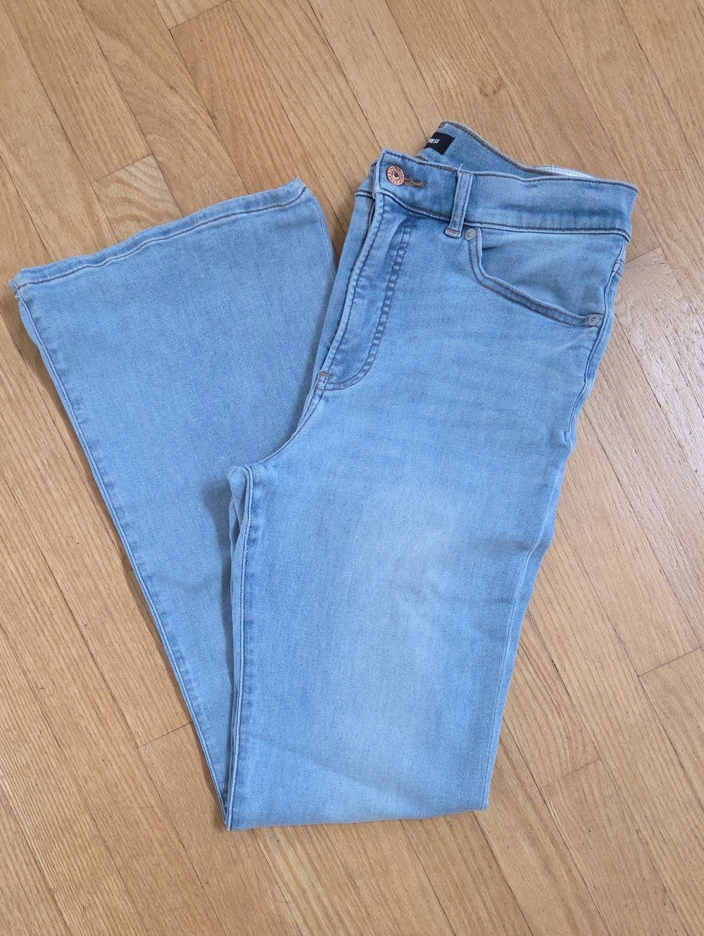 Express - High Rise Flare Jeans